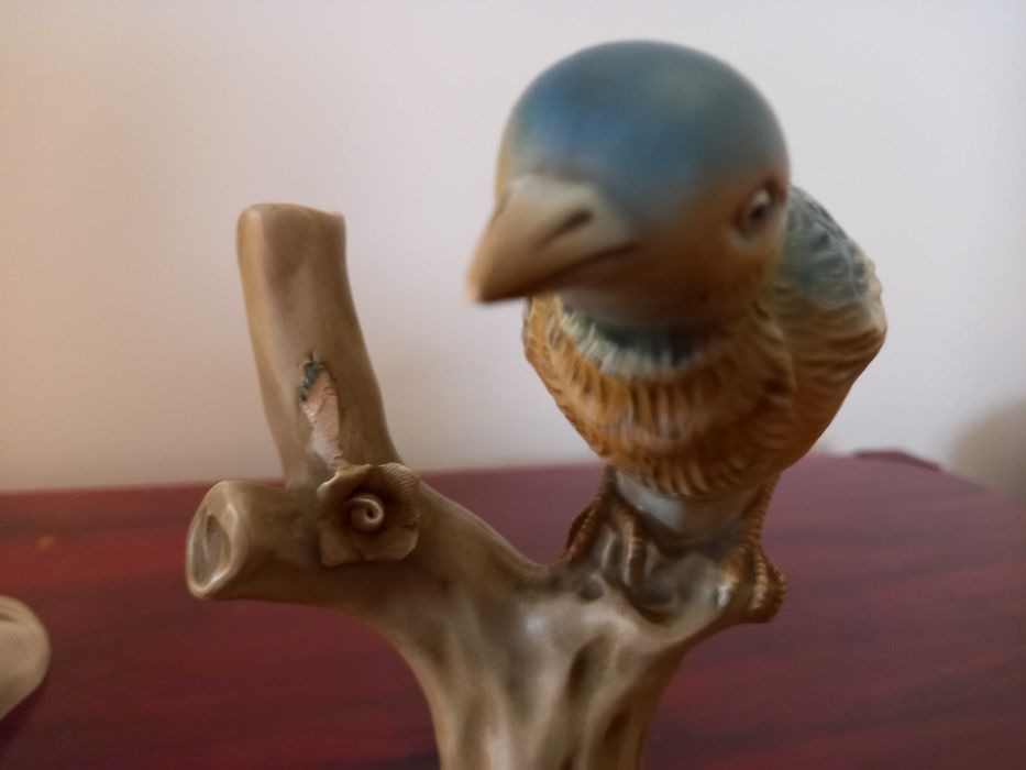 Estatuetas de aves em porcelana - Moderna Industrial Decorativa