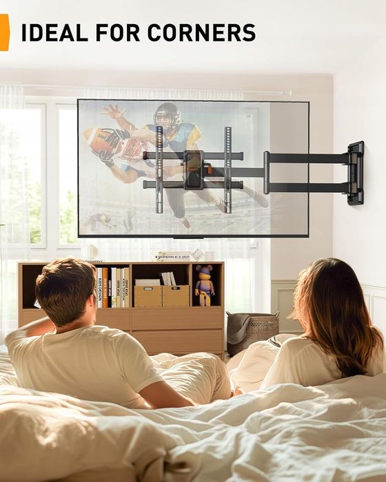 Uchwyt ścienny na telewizor TV regulowany Perlegear 60KG 32-65 cali