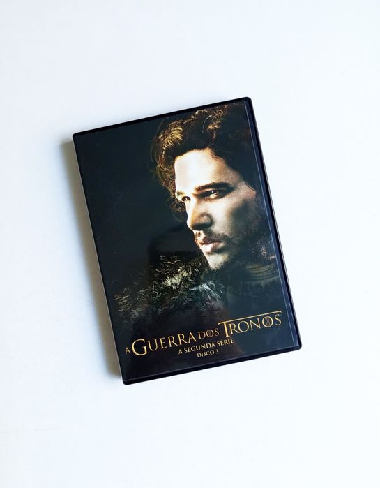 4 DVDs A Guerra dos Tronos da segunda série disco 2 - 3 - 4 - 5 com os  episódios número 2 ao 10