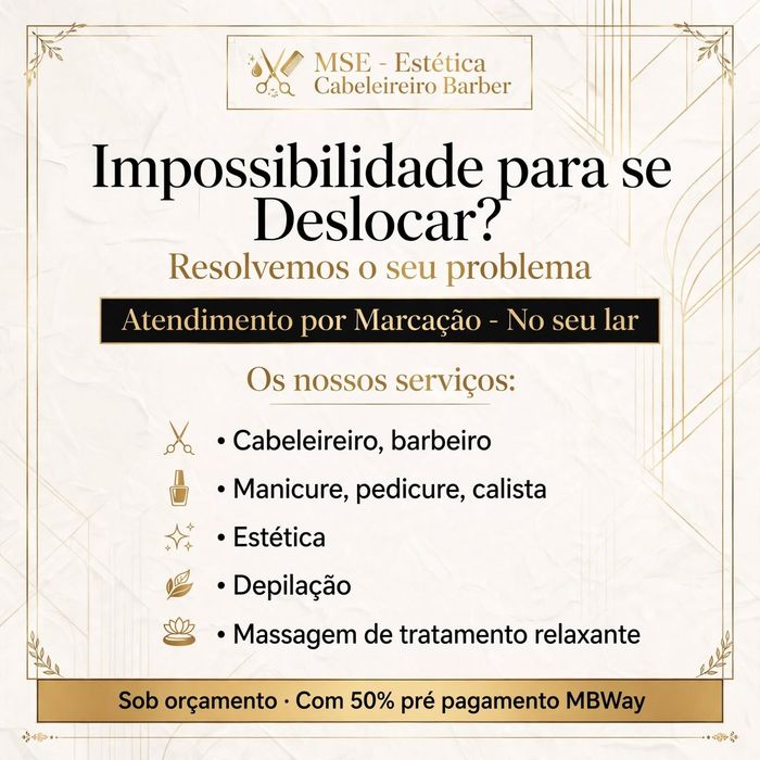 Atendimento Domicílio na sua indisponibilidade