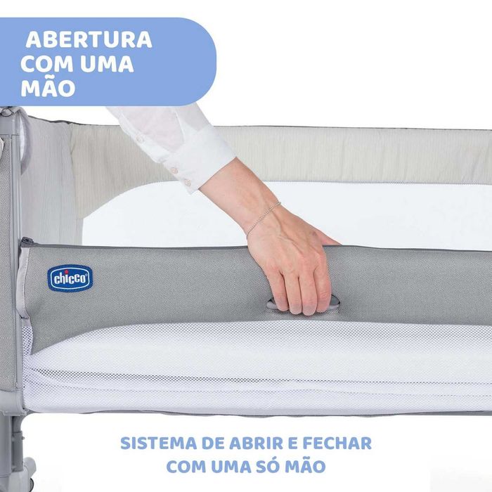 Berço Next 2 Me Magic White Snow Chicco