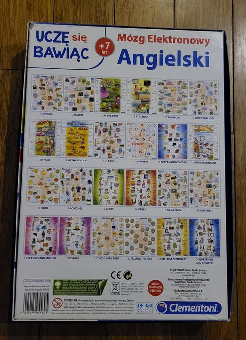 Clementoni Mózg elektronowy angielski 7+