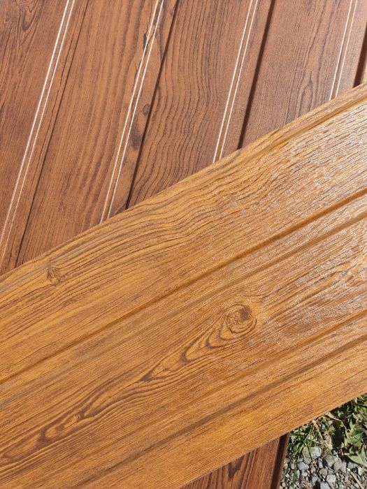 Garaż blaszany 4x6 NOWOŚĆ drewnopodobny PROFIL ZAMKNIĘTY