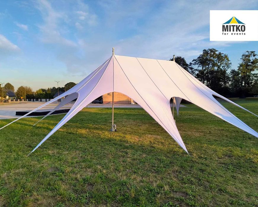 Wynajem namiotów typu gwiazda od producenta Mitko
