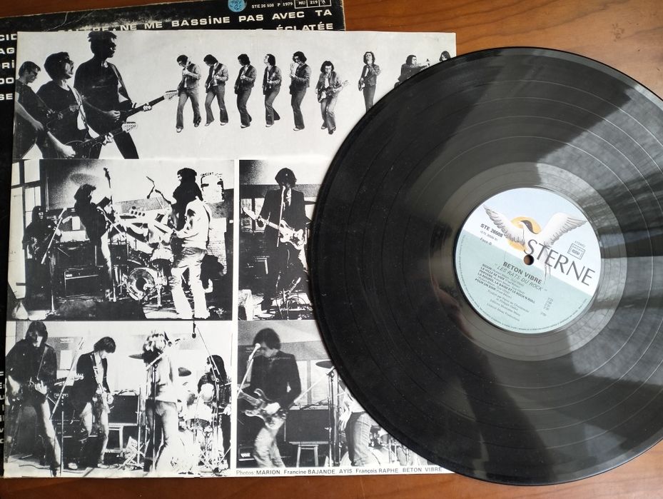 Disco de vinil LP Beton Vibre - Les Rats du Rock'