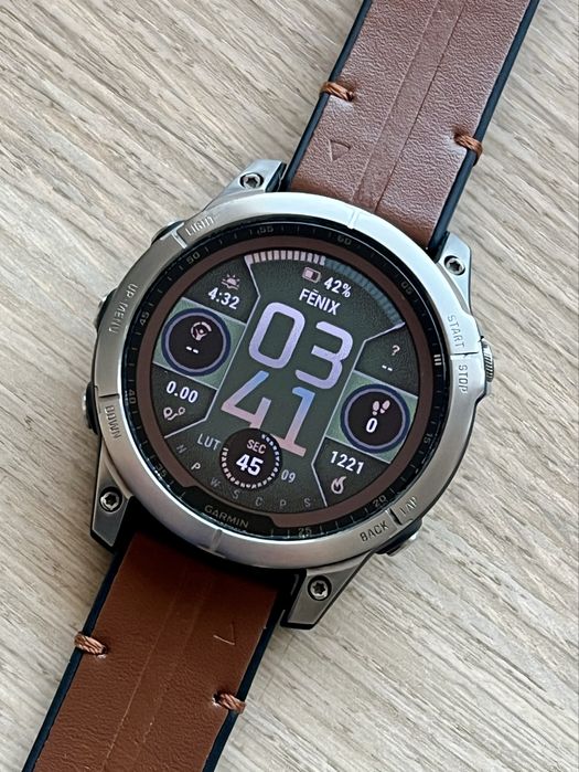 Garmin Fenix 7 Sapphire Solar Titanium 47mm