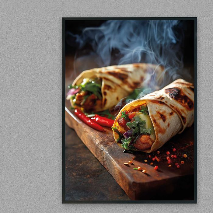 plakat reklamowy kebab, plakat kebab, plakat bar restauracja kebab