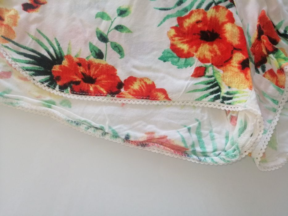 Calções florais 11-12 anos tiffosi rapariga