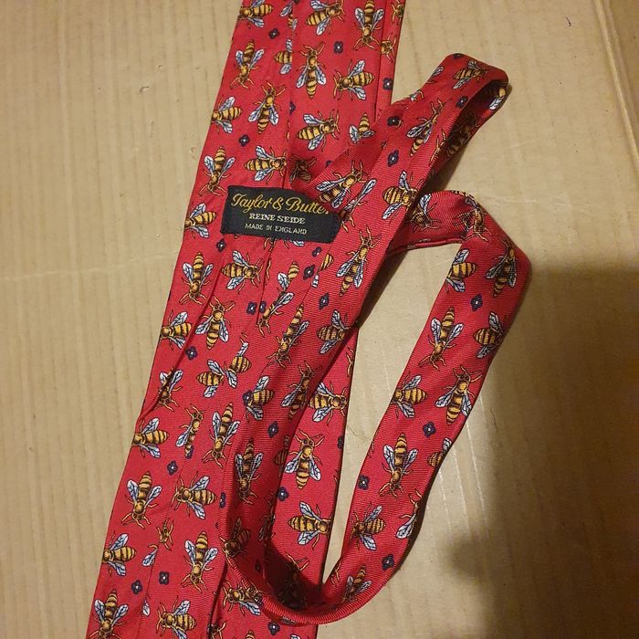 Krawat pszczoły jedwab(k-1) OK