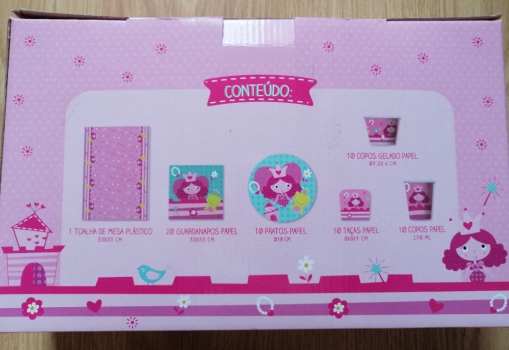 Kit para Festa de Aniversário "Princesas" (Novo)