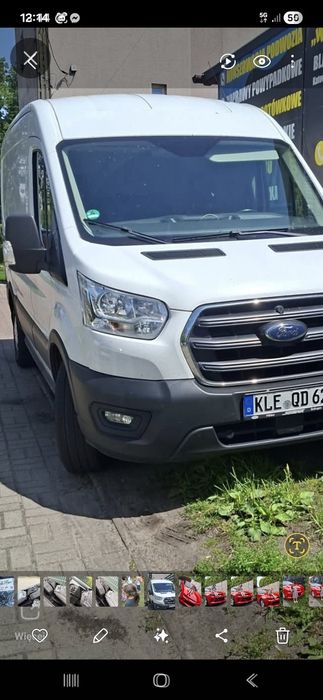 FORD TRANSIT  2021  REJSTRACJA  130 PS  ZAMIANA   sprowadzony mały przebieg