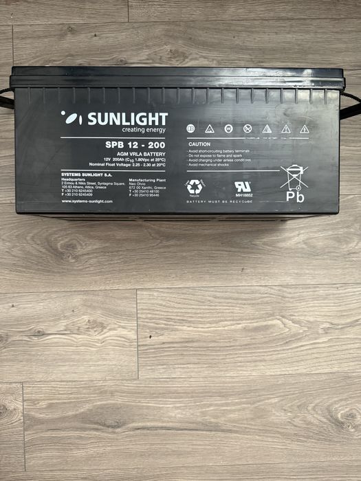 Продам гелевий акумулятор GEL 200Ah 12V