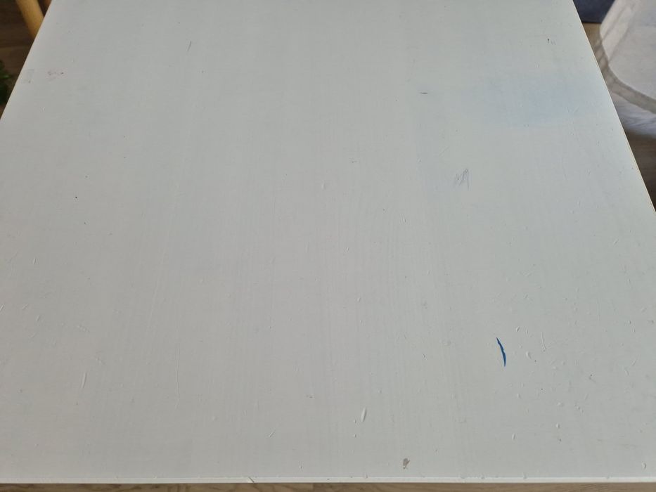 Stolik biały dla dzieci IKEA SUNDVIK 76x50cm + krzesełko