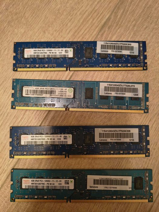 Pamięć RAM DDR3 1600mhz 4x4gb