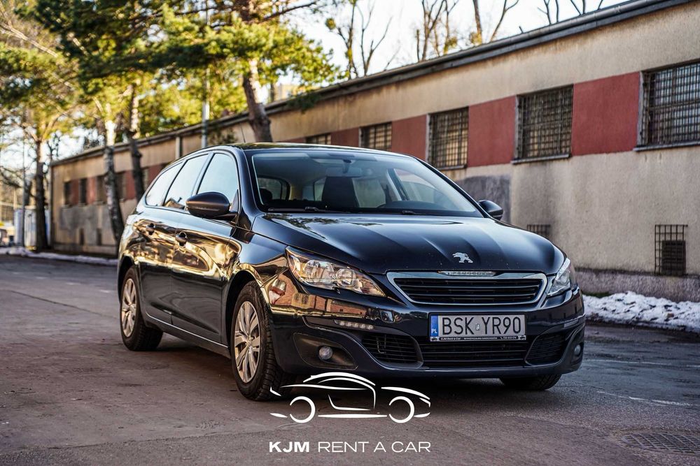 Wypożyczalnia aut osobowych/sportowych I KJM Rent a car I BEZ KAUCJI I BEZ LIMITU KILOMETRÓW I PEUGEOT 308