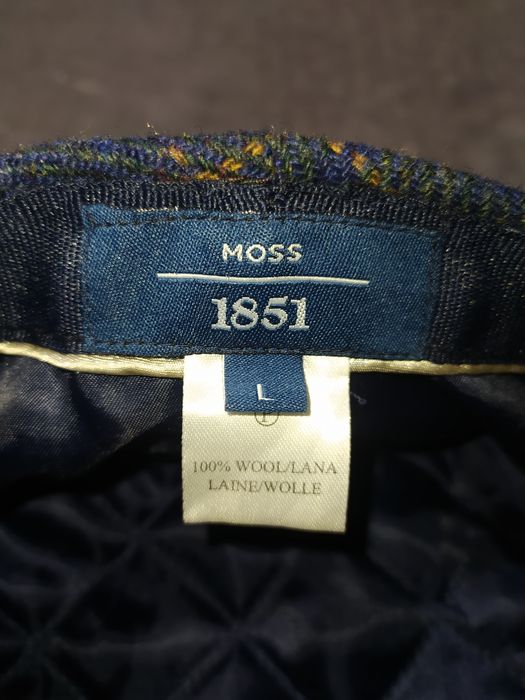 Moss (L) wool flat cap кепка