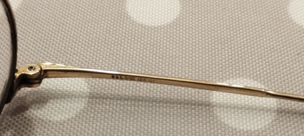 óculos antigos plaqueado 12k