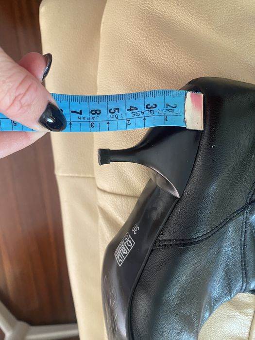 Botas pretas pele 38