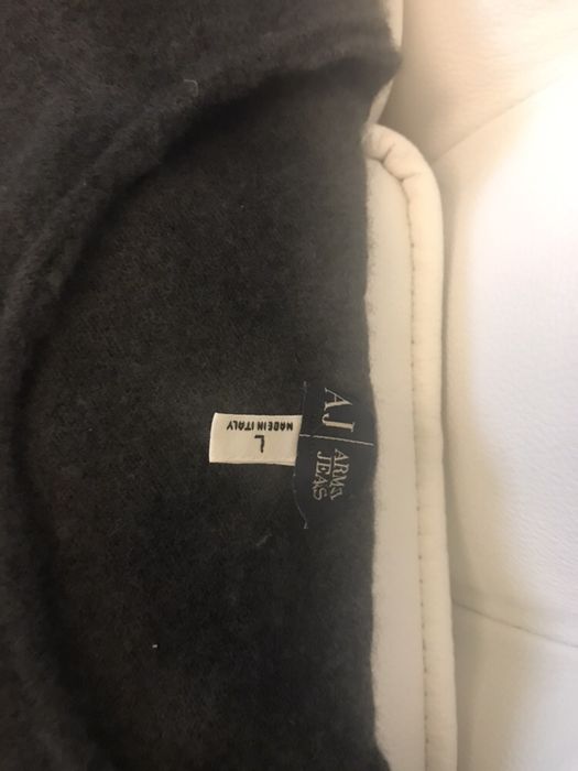 ARMANI wełniany sweter męski r. L