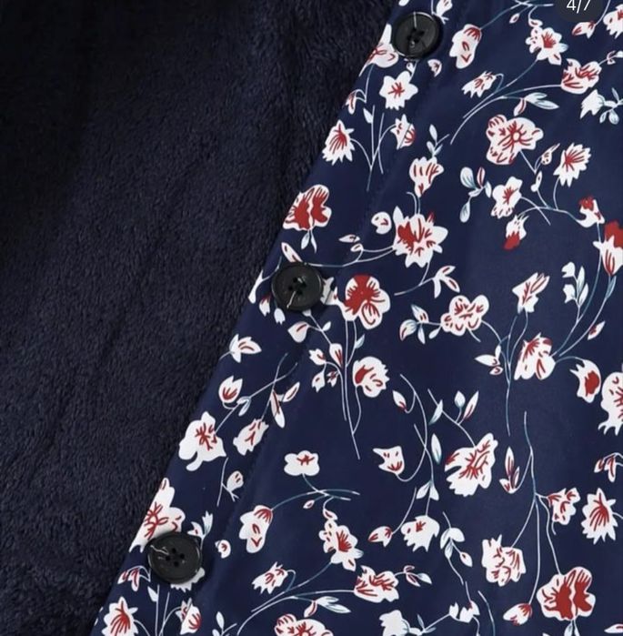 Дитяча куртка плащ на хутрі