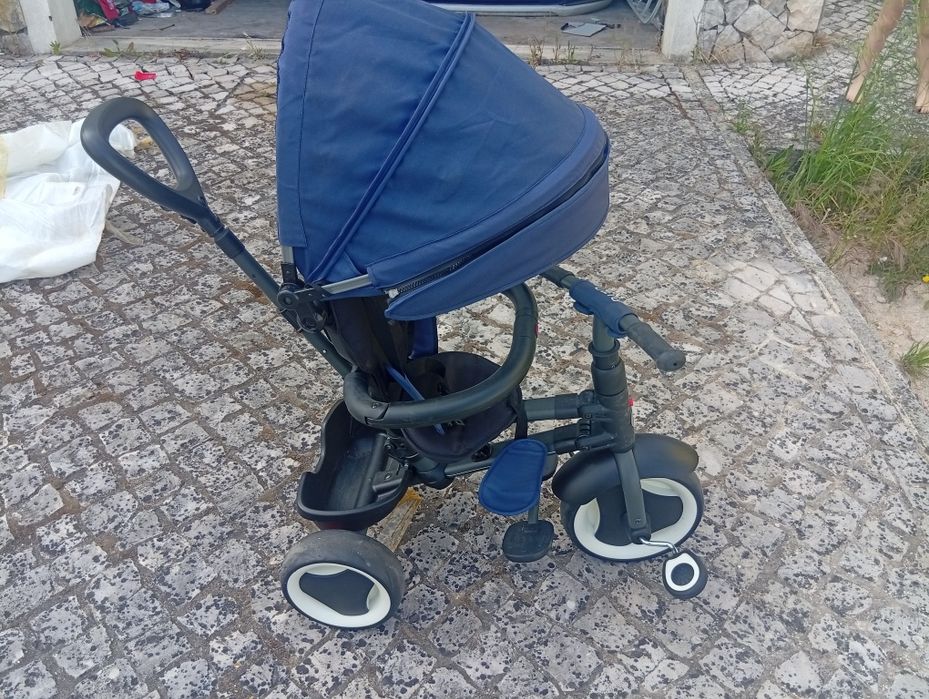 Triclo para bebe com guiador parental