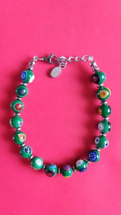 Bransoletka wykonana na wyspie Murano.