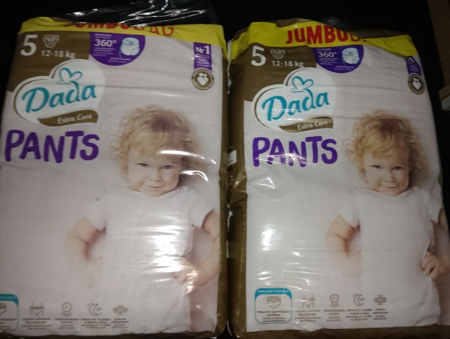 Dada pants jumbobag rozmiar 5 super jakośc i wygoda, pampers pieluchy