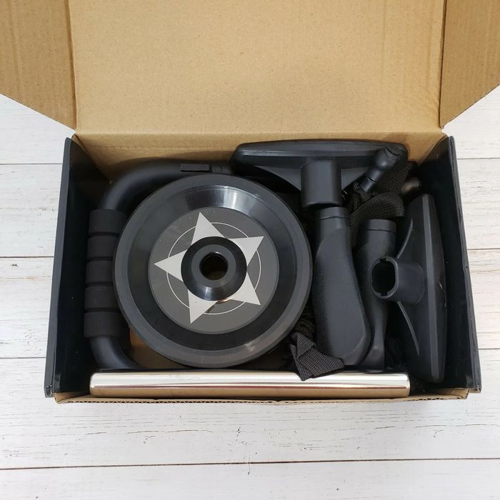 Ролик 6 в 1 для вправ на живіт з еспандером та наколінником