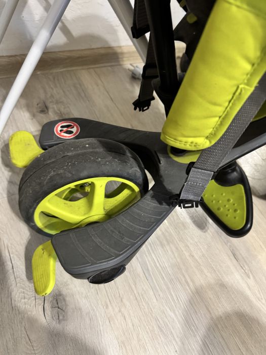 Дитячий велосипед 4 в 1 Globber Explorer Trike Lime Green