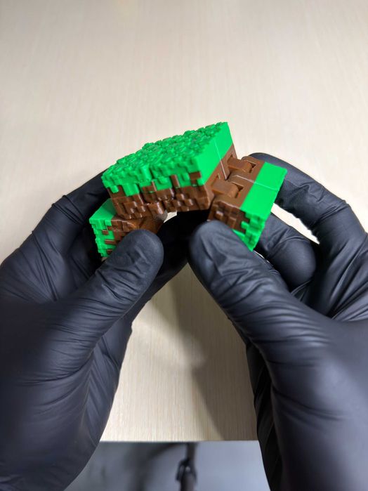 Фіджет нескінченний куб антистрес Майнкрафт (Minecraft)