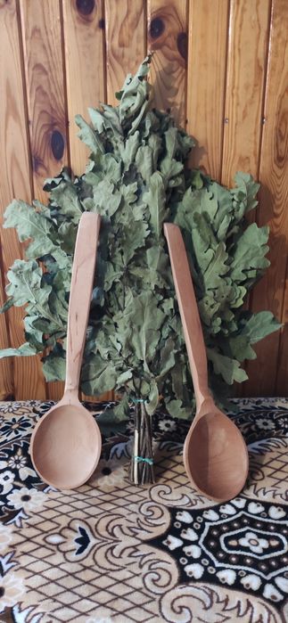 Черпак для сауни бук, черешня