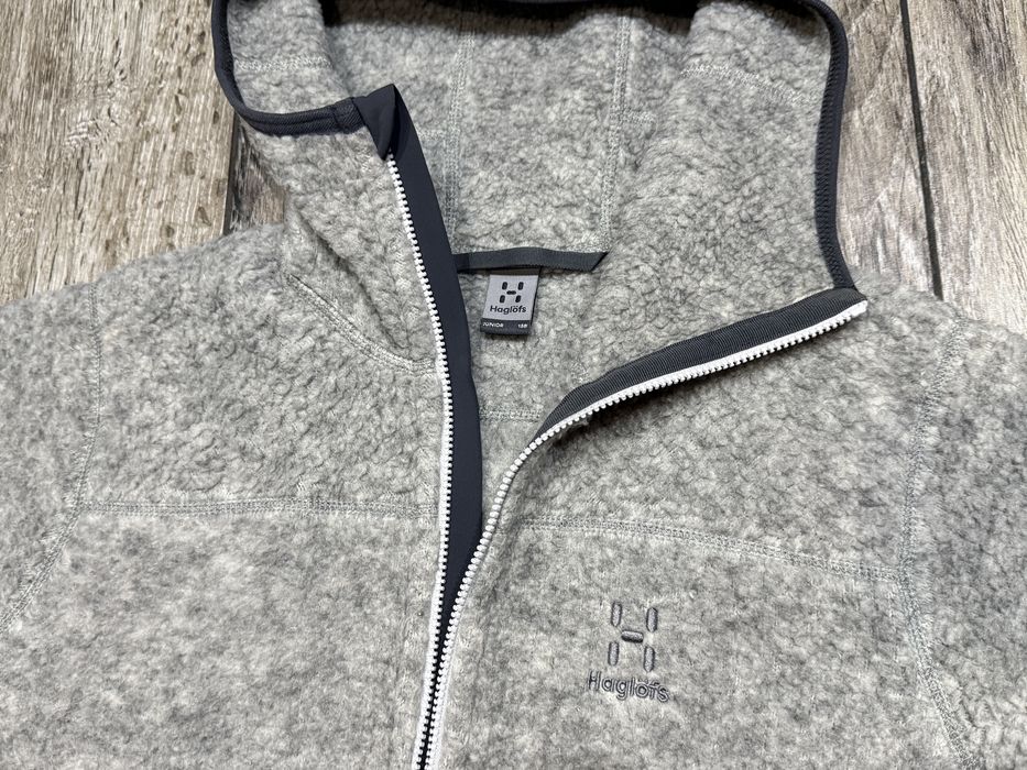 Młodzieżowa Bluza Polar HAGLOFS model PILE HOOD POLARTEC Sherpa 158