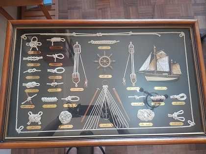 Mesa de decoração Nós de Marinheiro
