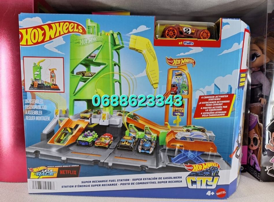 Хот вілс Заправна станція  Hot Wheels City Super Recharge Fuel Station