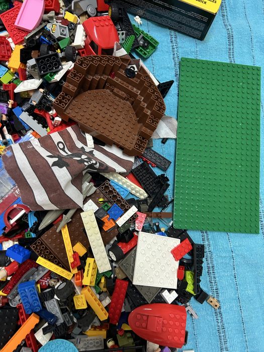 Mais de 5kg de blocos construção e conjunto novo