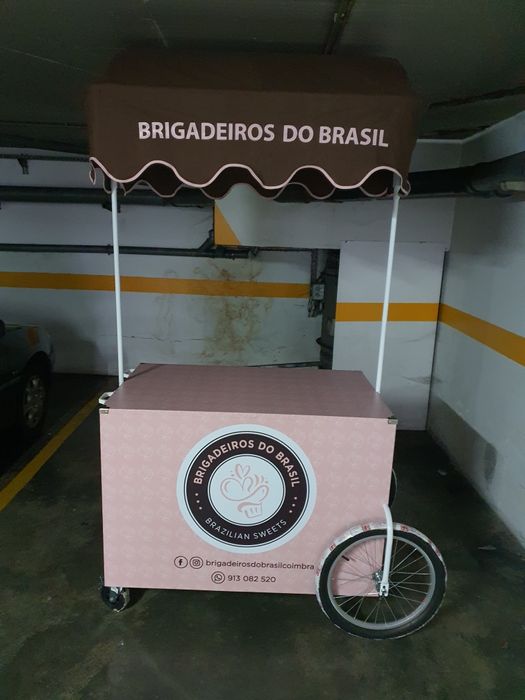 Carrinho para venda ambulante