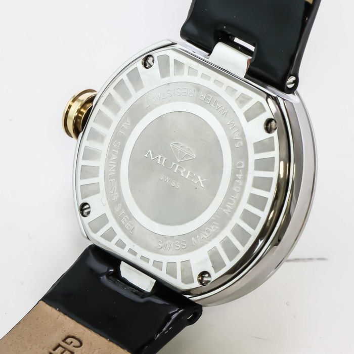 Relógio Suíço de Diamantes Murex -MUL534-SGL-D-7 - Black bracelet