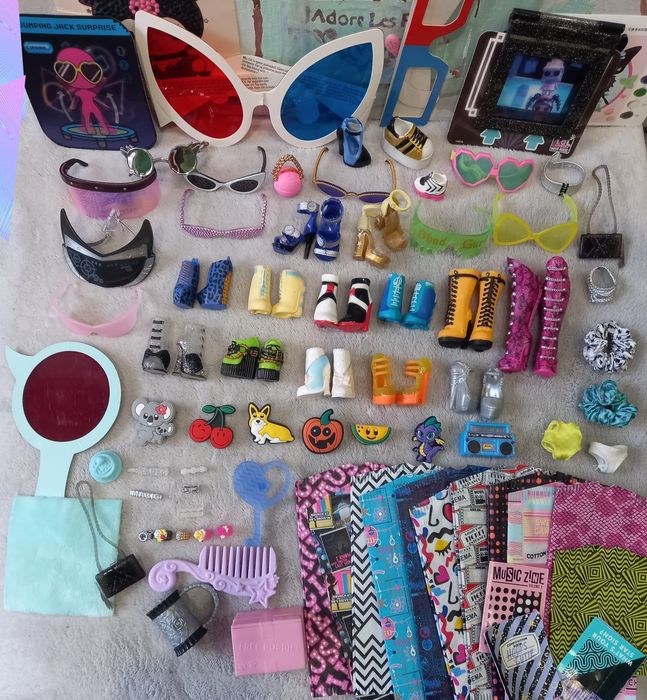 Одяг для лол OMG шуба аксесуари,  взуття,  кисті для лол великих ОМГ