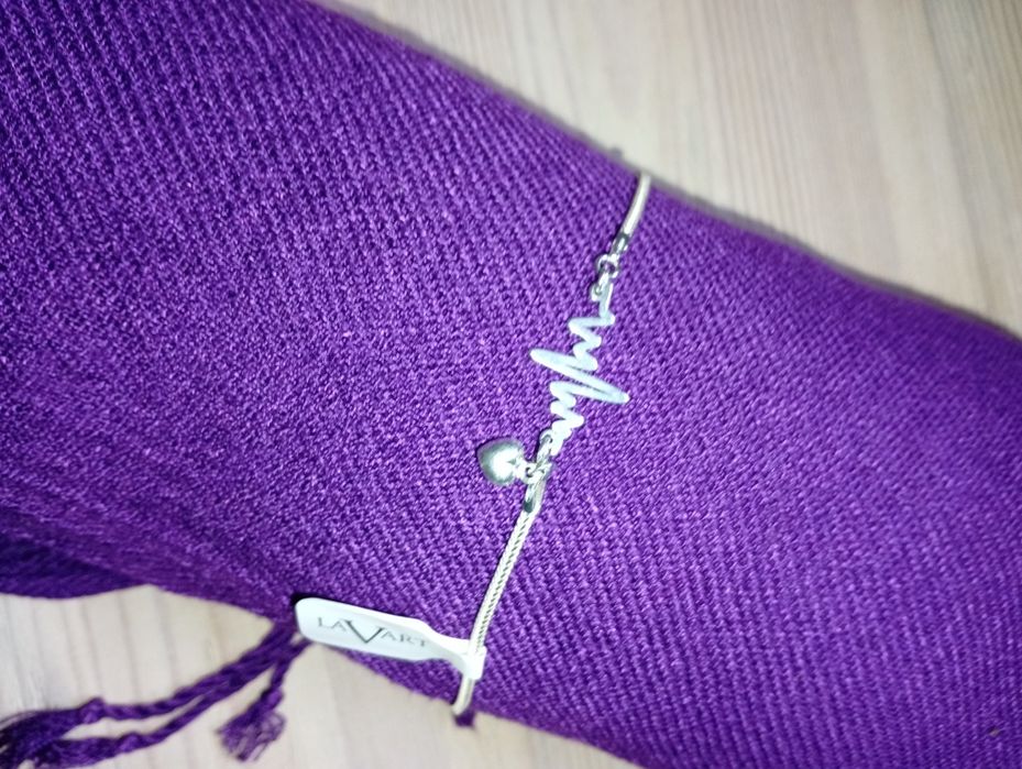 Bransoletka srebrna nowa, EKG