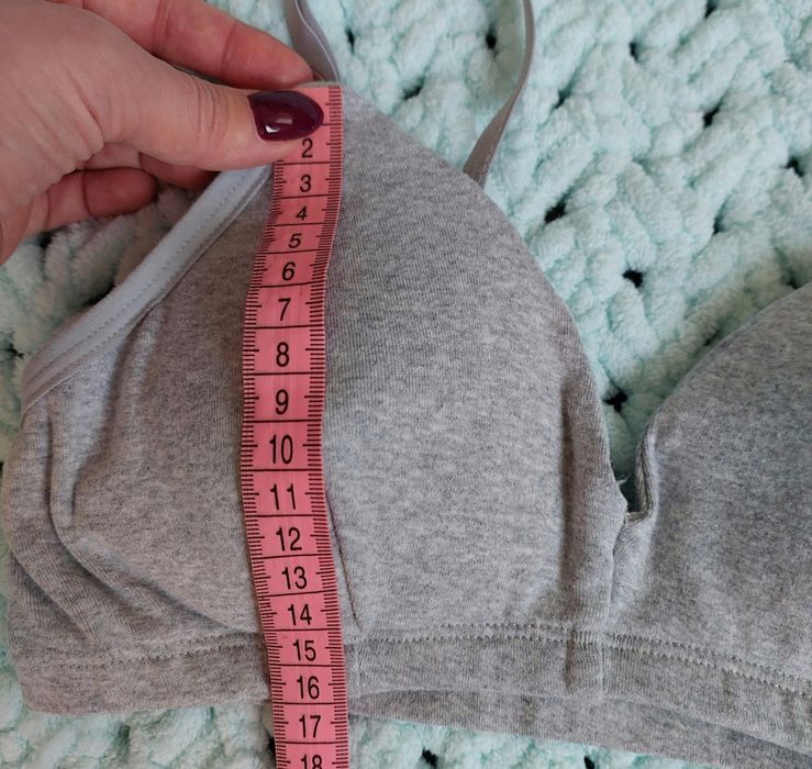 Бюстгалтер, топ сірий S/M