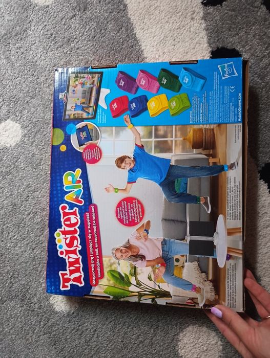 Gra twister air z opaskami