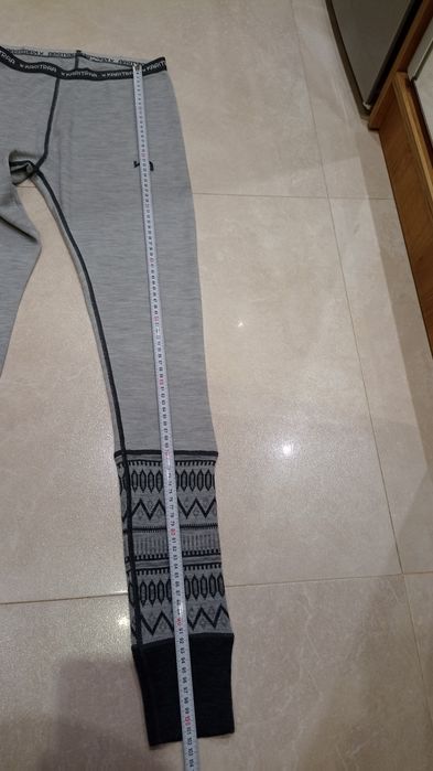 Getry legginsy termiczne wełniane, Merino Wool wełna Kari Traa M 38