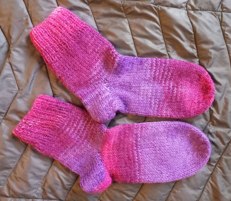 Носки вязаные тёплые