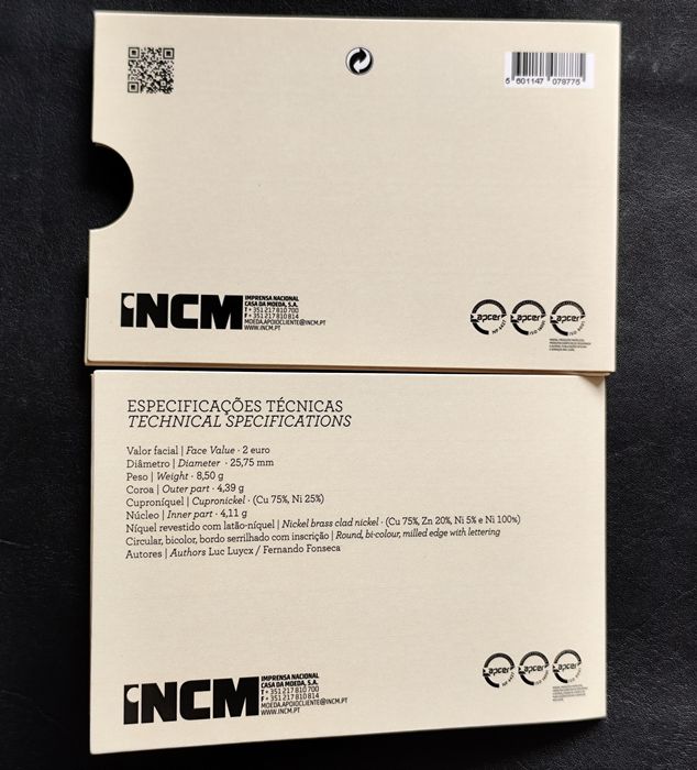 2€ Proof "500 anos Timor" 2015