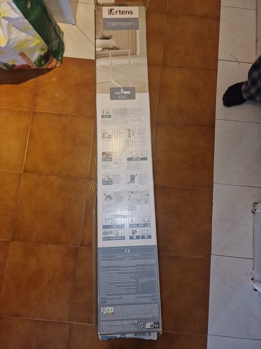 Chão flutuante Vinilico cinza