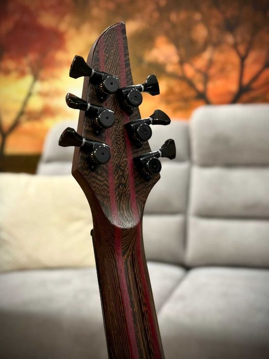 Mayones Duvell Elite 6 – Bare Knuckle | Poplar Burl | Mahogany | Stan idealny