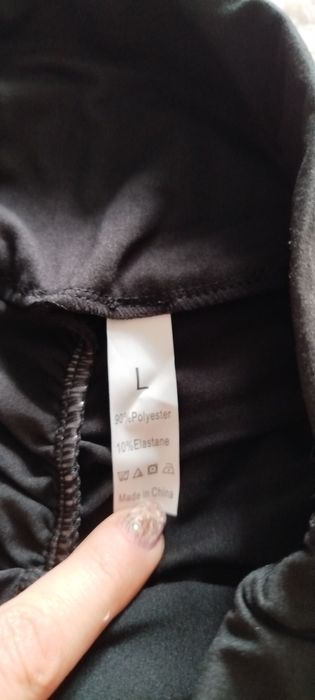 Legginsy marszczone z push up wysoki stan 40