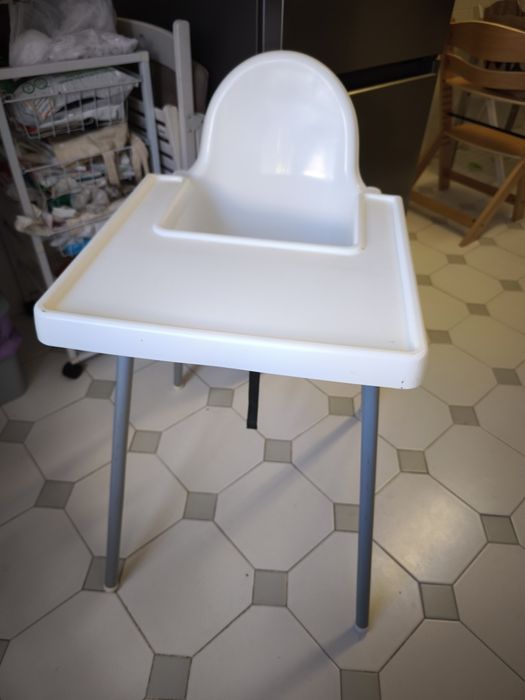 Cadeira refeição bebé IKEA antílope portátil criança família cozinha sala tabuleiro