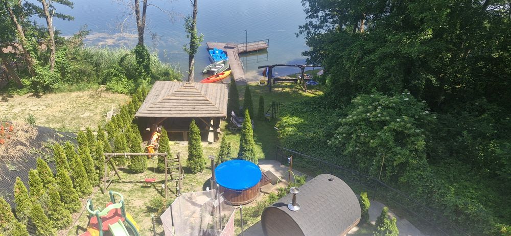 Domek Letniskowy!Linia brzegowa!Wolne Terminy!Sauna!Jacuzzi!Klima