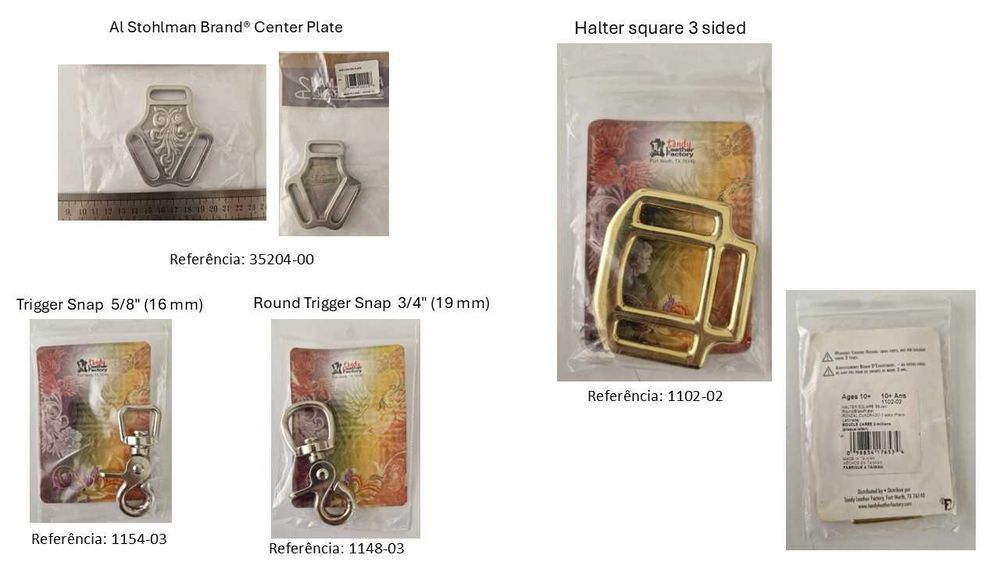 Tandy Leather Buckles – New/Unit64751423782529122